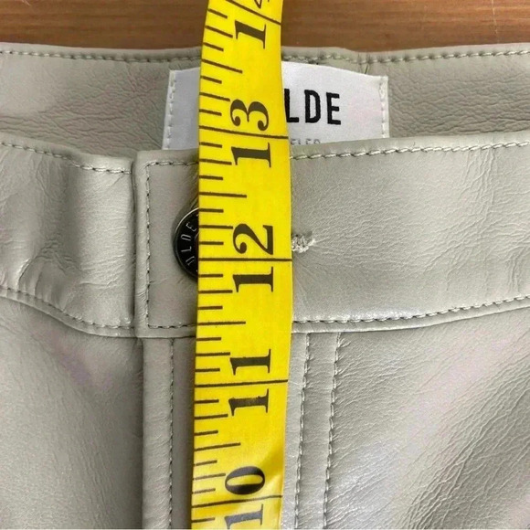 NEW AGOLDE Leather Blend Minka Cargo Pants Women’s Size 33 - Picture 9 of 15